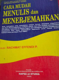 Image of Cara Mudah Menulis dan Menerjemahkan