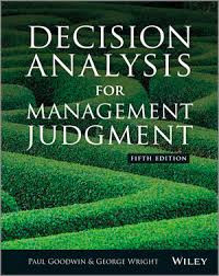 Image of Decision Analysis for Management Judgement