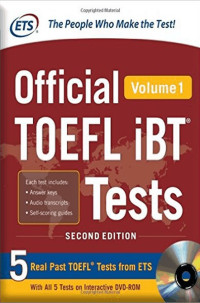 Image of Official TOEFL iBT Tests with Audio Vol. 1